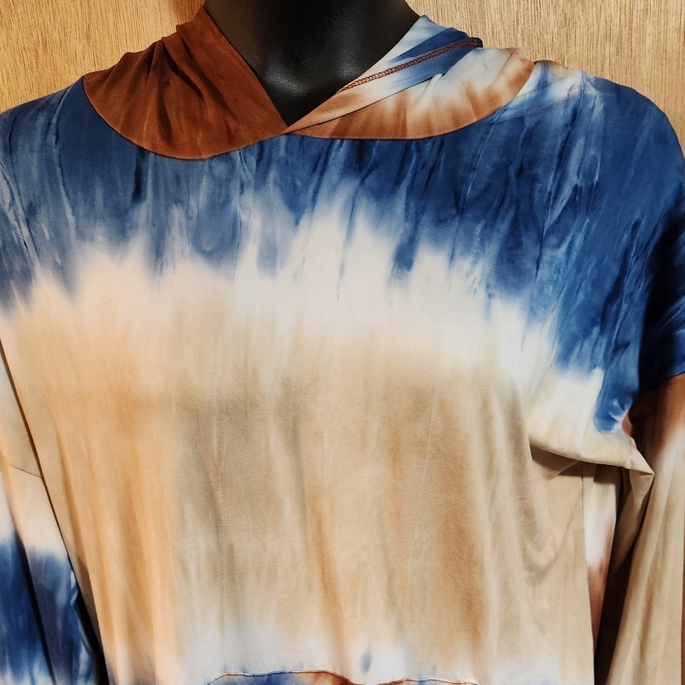 2xl lightweight tieded sweatshirt